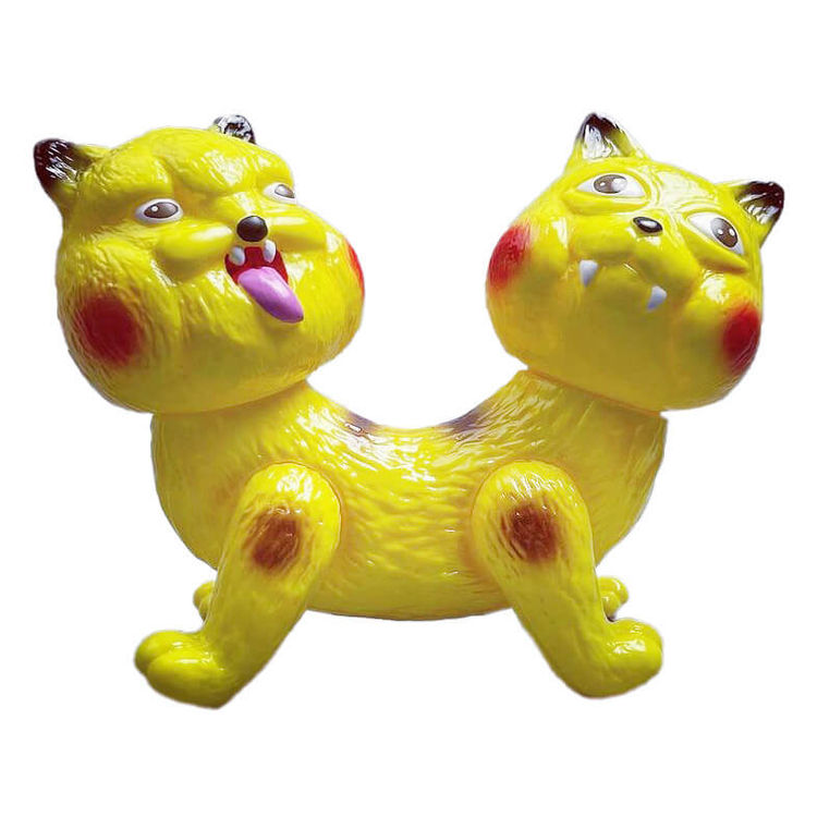 Two Headed Cat Pika by Lalayo Wing