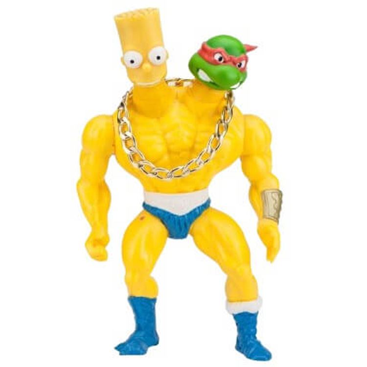 Two Rad Cowabunga Bart by Panda Propaganda Toys