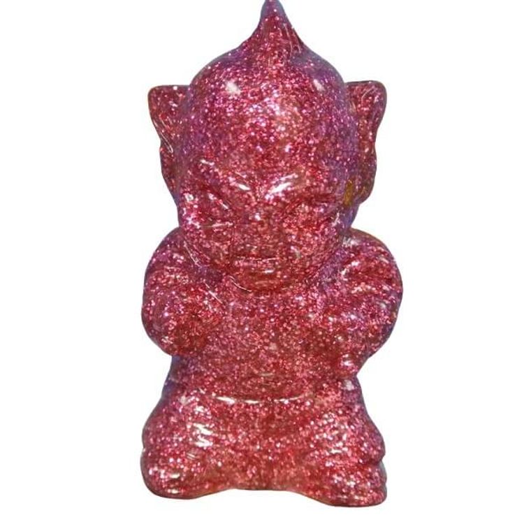 Uncle Biter - Glitter Bomb Berry Pink by Paul Kaiju