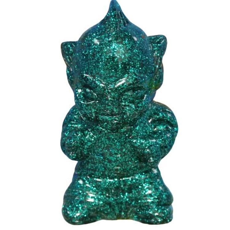 Uncle Biter - Glitter Bomb Emerald Green by Paul Kaiju