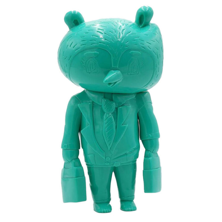 Unpainted Green Friday Bear by Rob Kidney