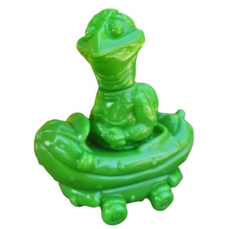 Unpainted Green Kappa Briner by Secret Handshake Toys