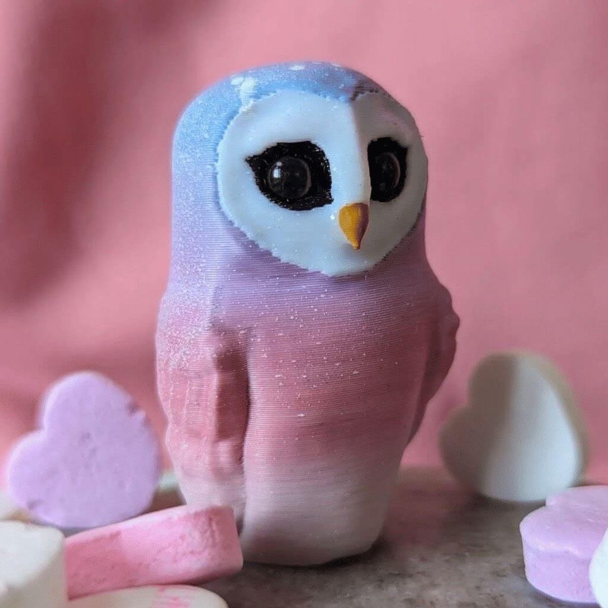 Valentine's Day Barn Owl 