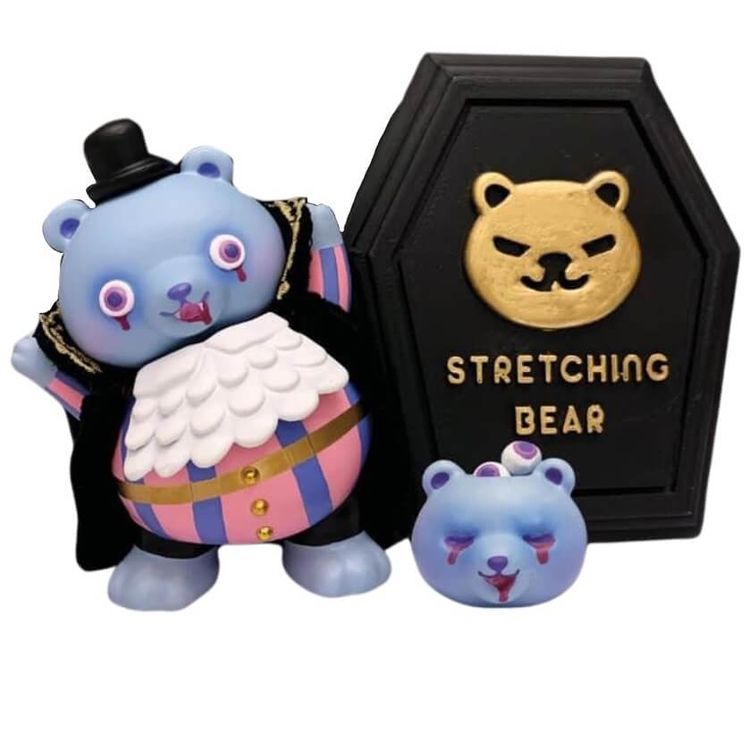 Vampire Stretching Bear by Stretching Bear