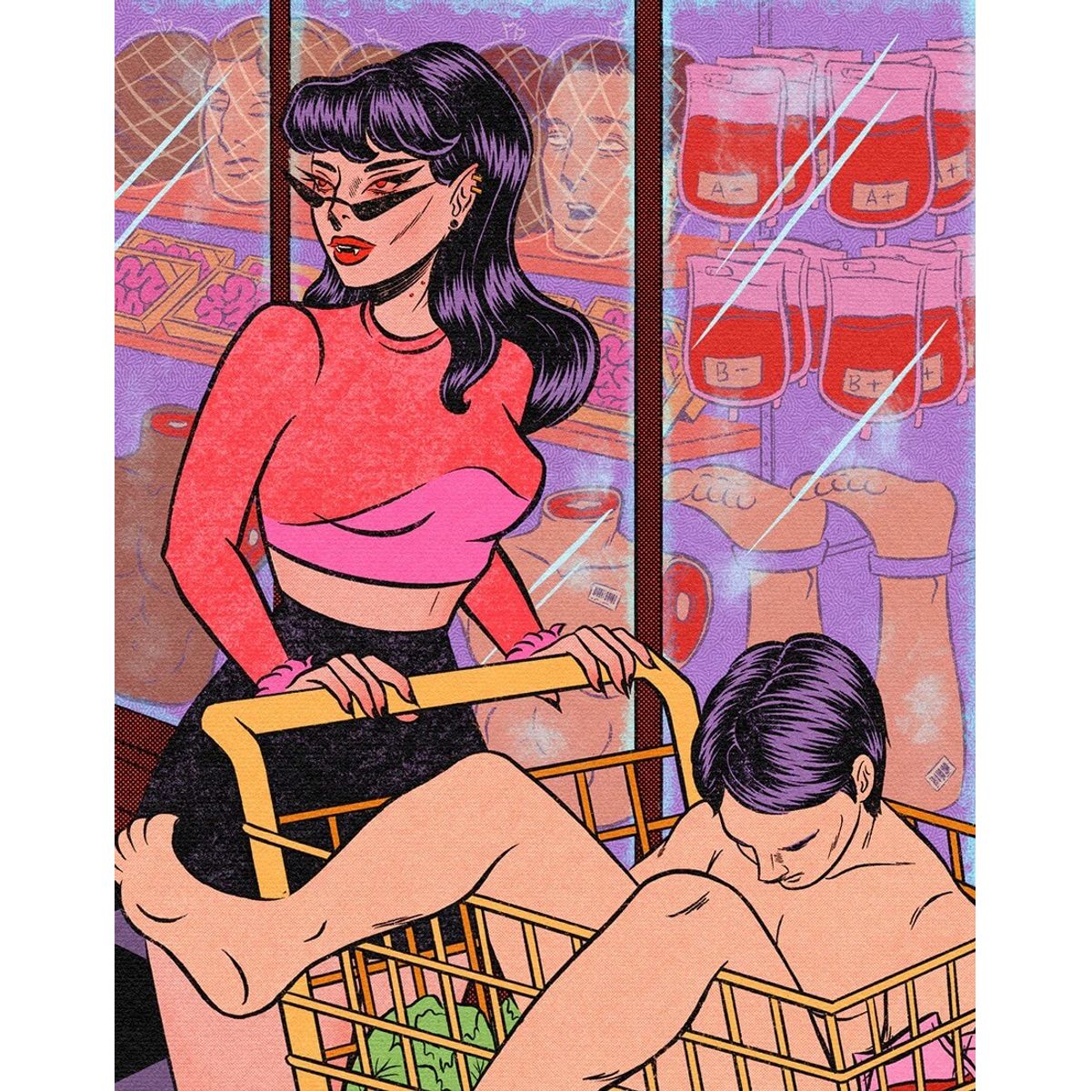 Vampire at the Supermarket