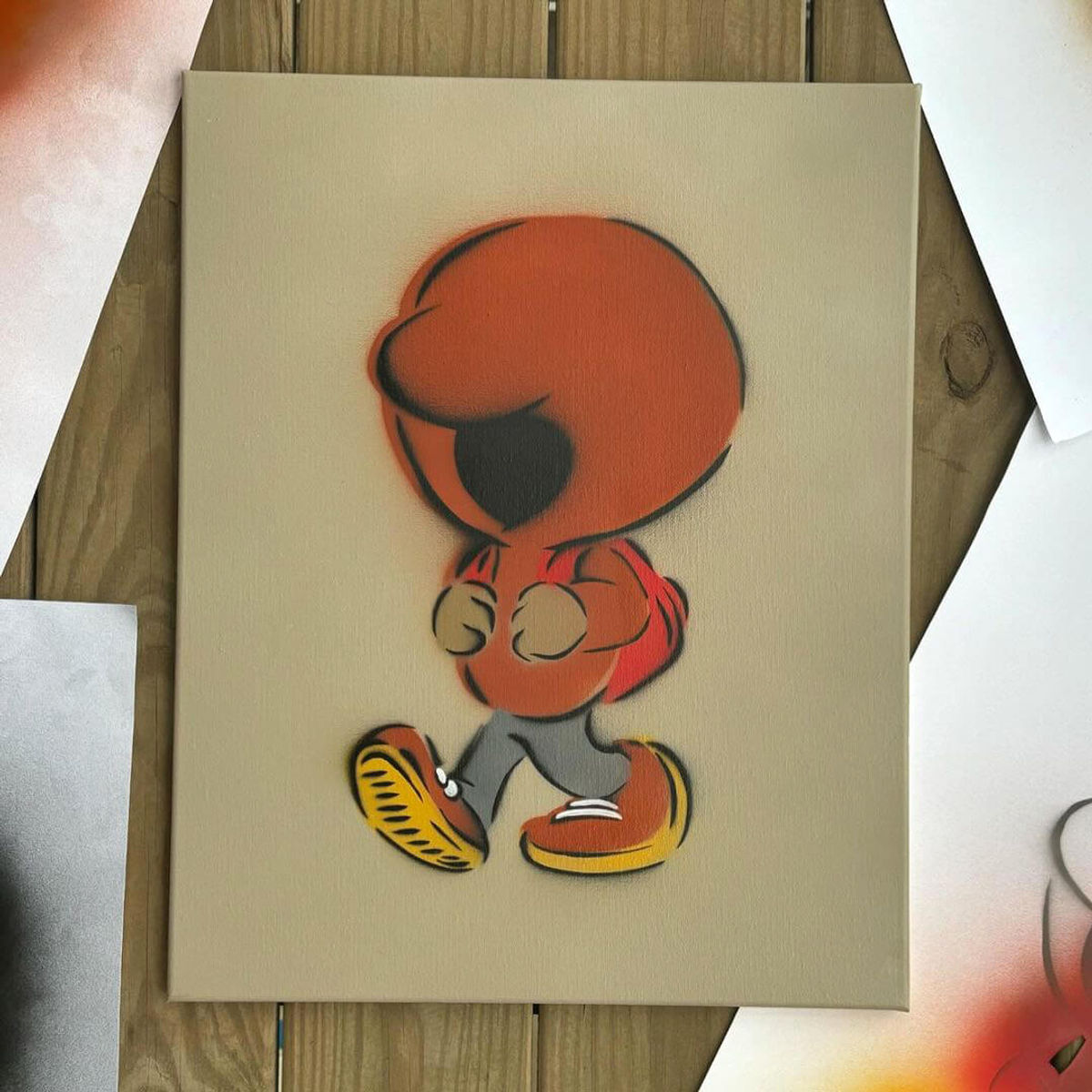 Vandul Walk on Canvas