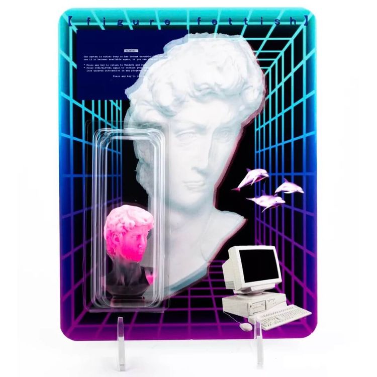 Vaporwave: DAV1D – PINK BLACK by Figure FETTISH