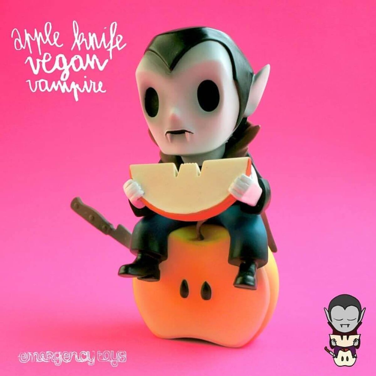 Vegan Vampire White Skin Green Apple