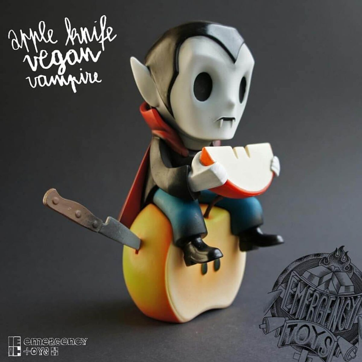 Vegan Vampire White Skin Green Apple