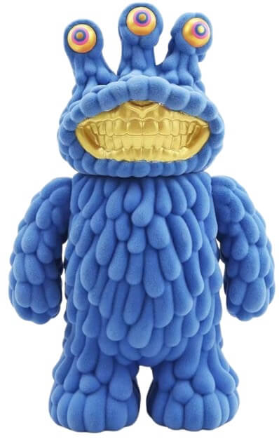 Velvet Blue Jog Grin created by Ron English, Takuma Fujisaki