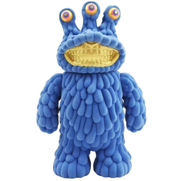 Velvet Blue Jog Grin by Ron English