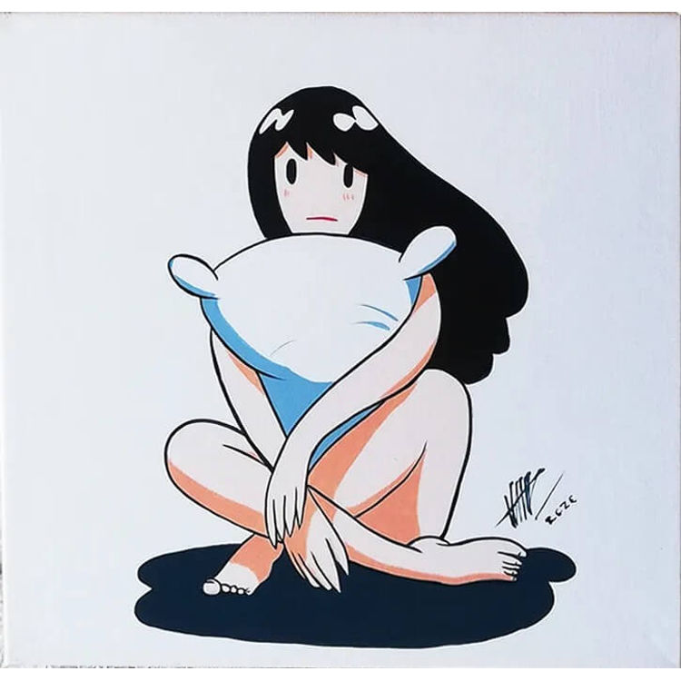 Venus With Cushion by Takeru Amano