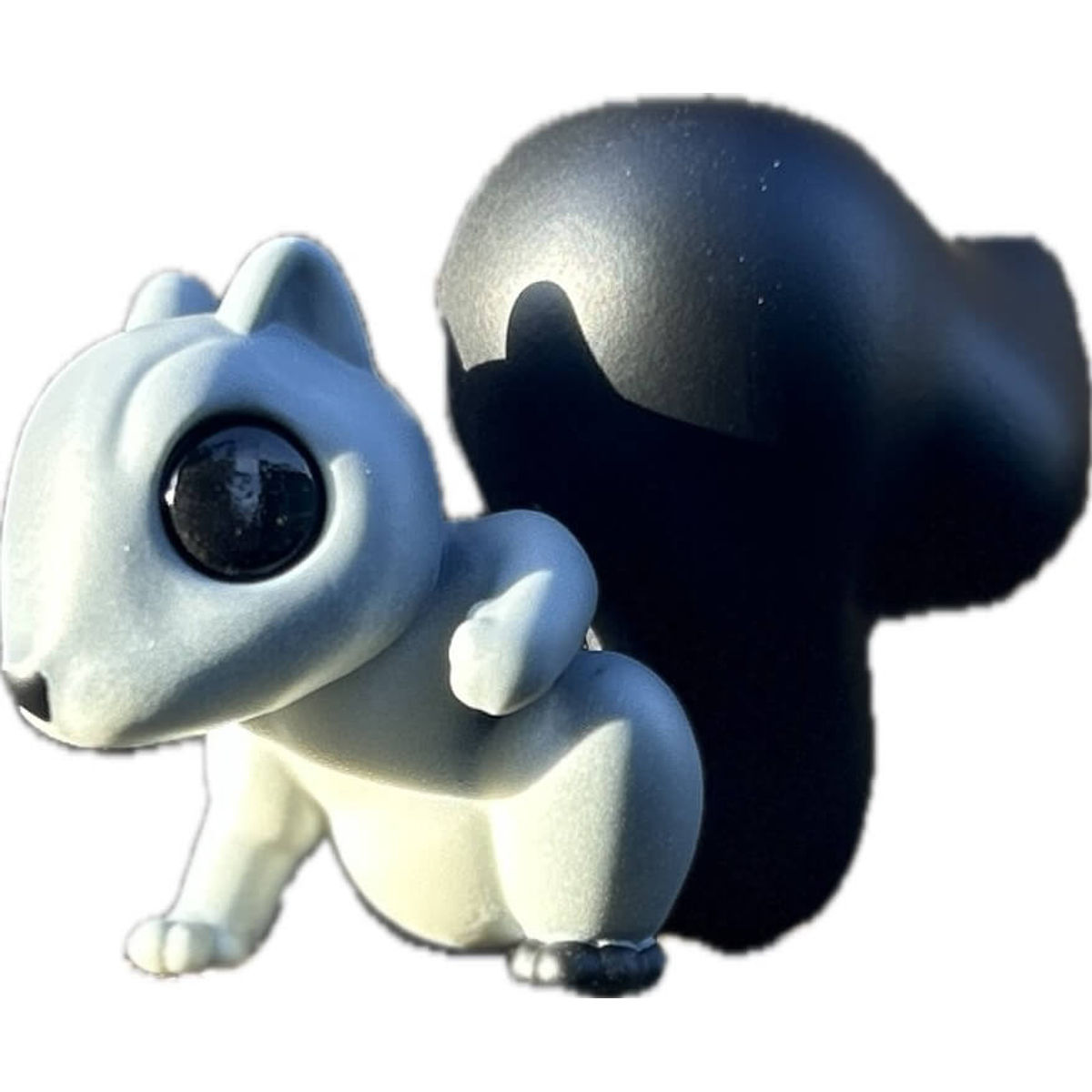 Vergil - grey with black feet and tail