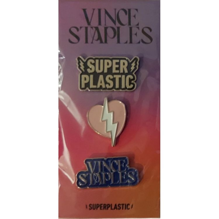 Vince Staples Pin (3-Pack) by Superplastic