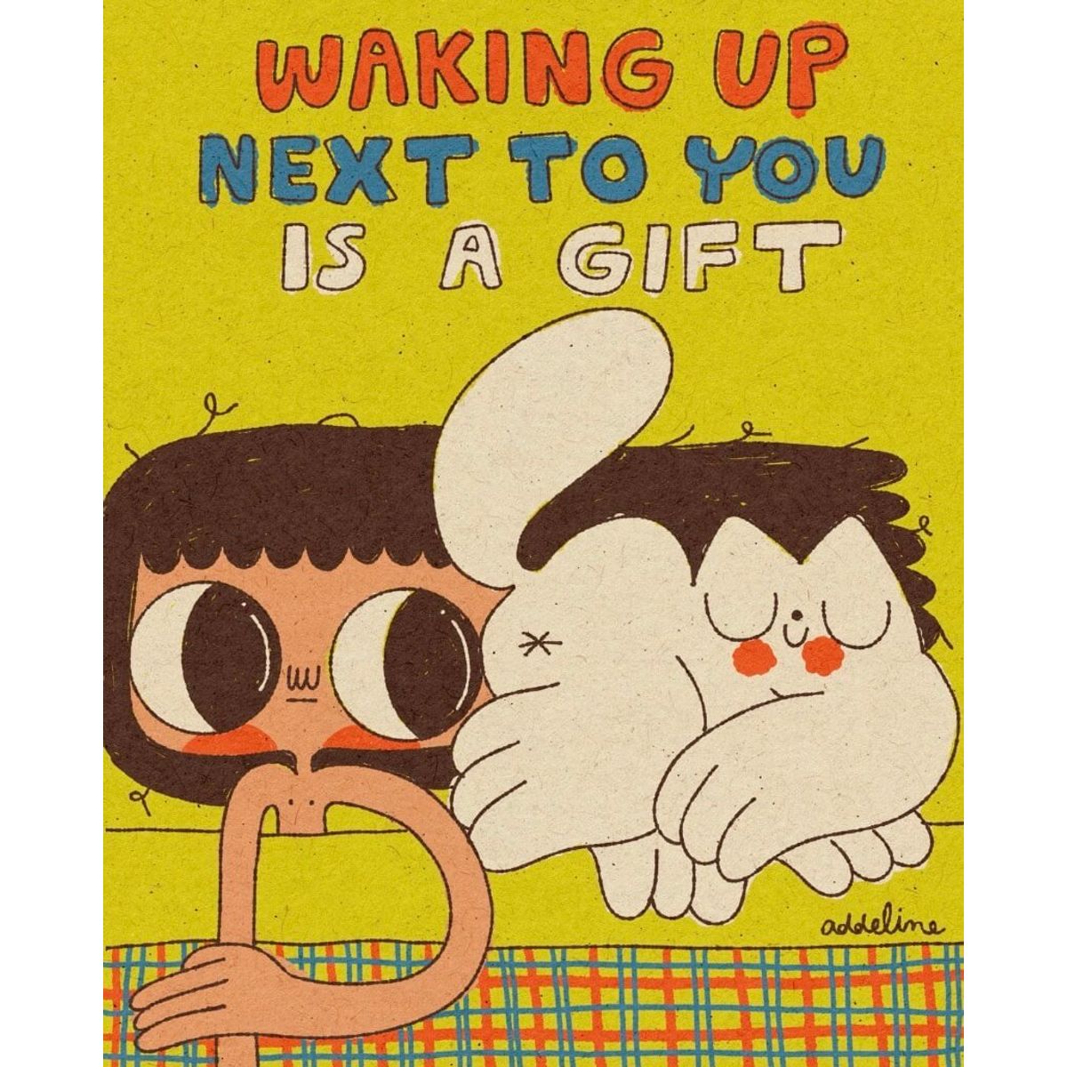 WAKING UP NEXT TO YOU IS A GIFT