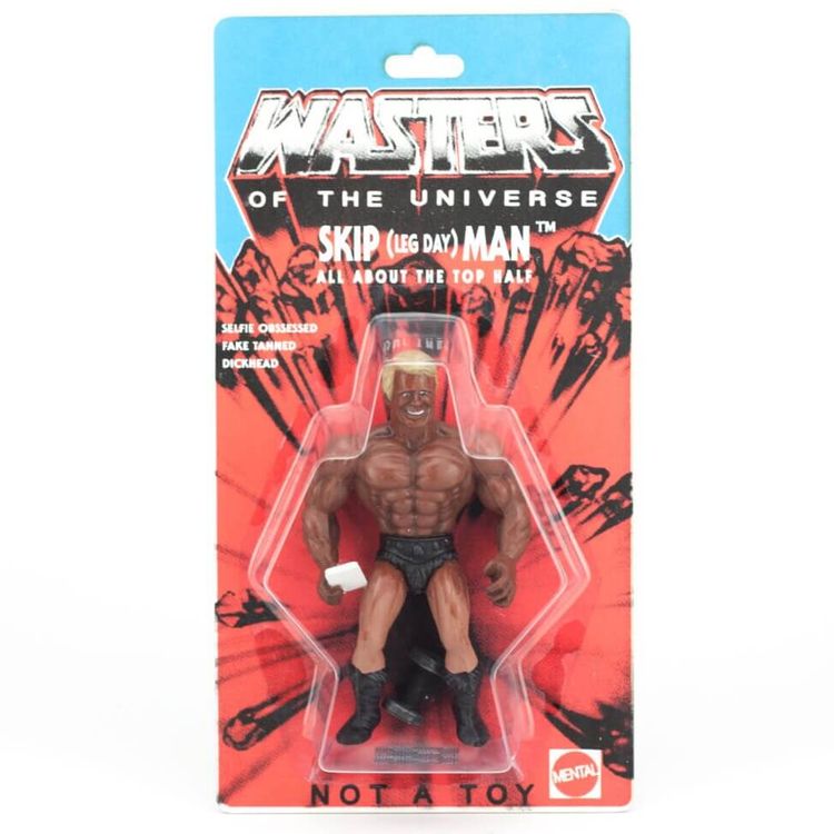WASTERS OF THE UNIVERSE – SKIP (LEG DAY) MAN by RYCA