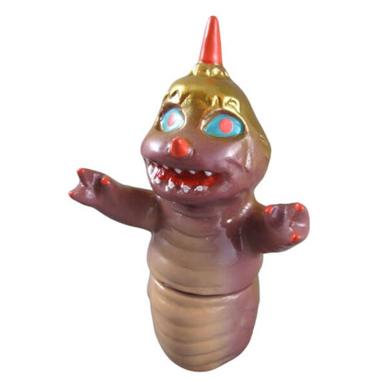WORMRAH - BROWN + GOLD by Grumble Toy (Ainsley Sturko)