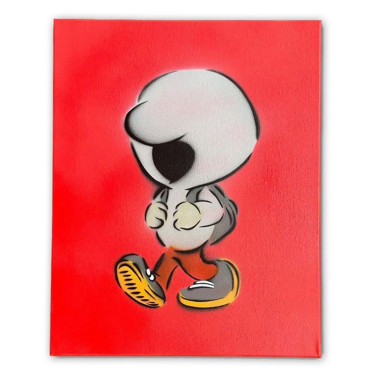 Walk Stencil Painting by Vandul