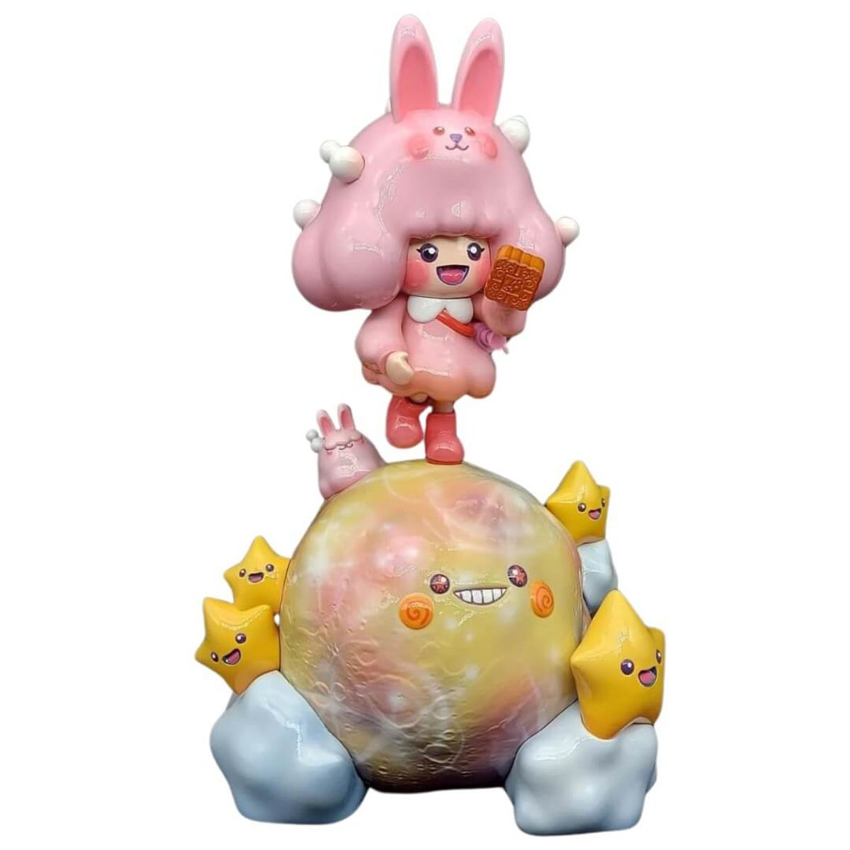 Wash Hair Bunny Treat You Eat Moon Cake