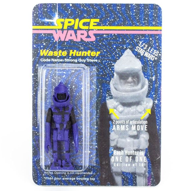 Waste Hunter :: Strong Guy Steve (Purple) by Spandex Toys