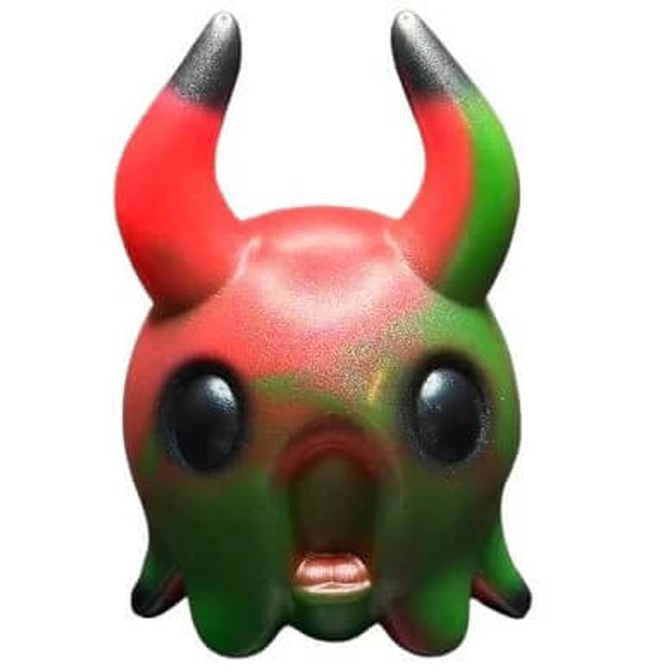 Watermelon Custom Sofubi Infernal Glorble by Fixed Temple Toys