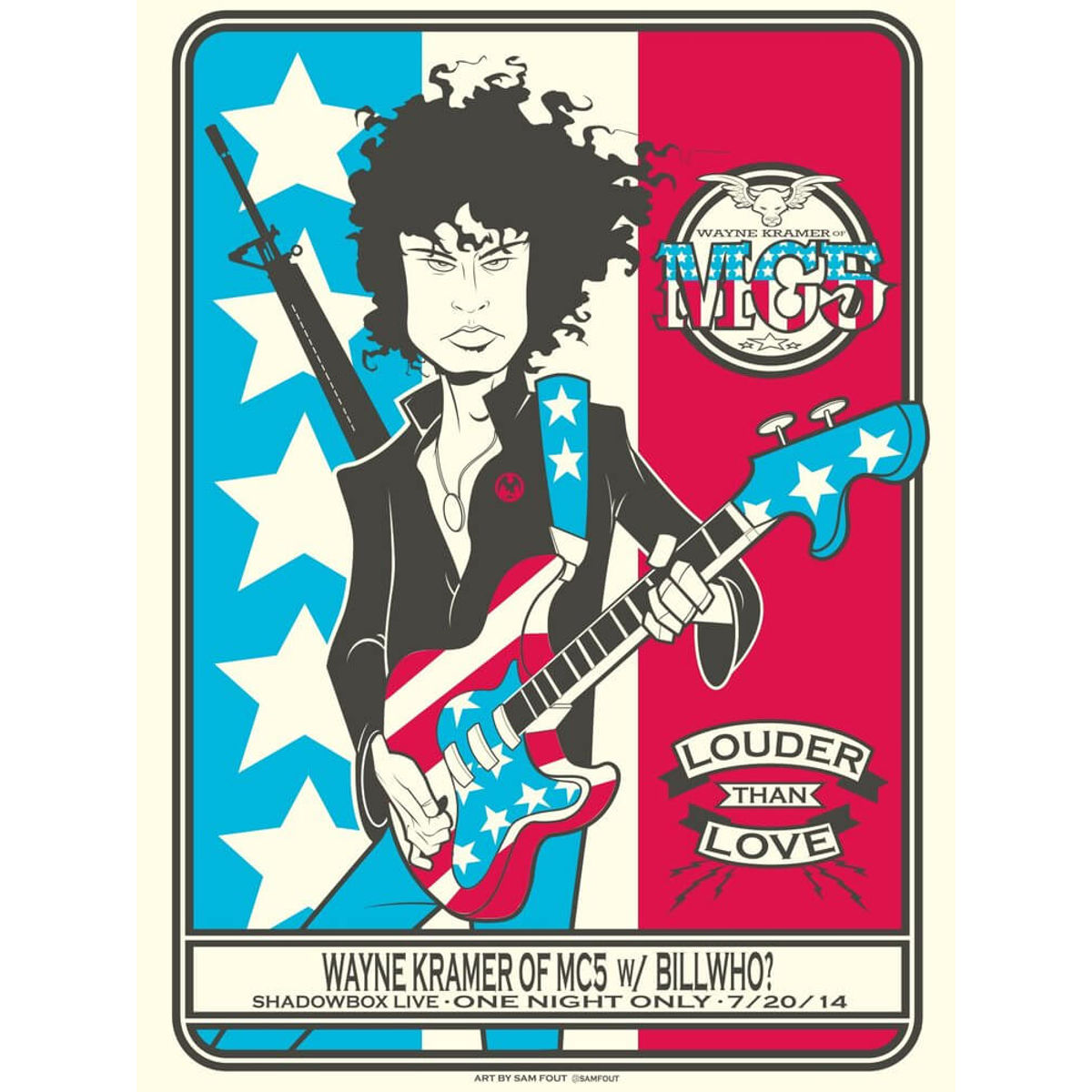 Wayne Kramer Poster (from Columbus, OH)