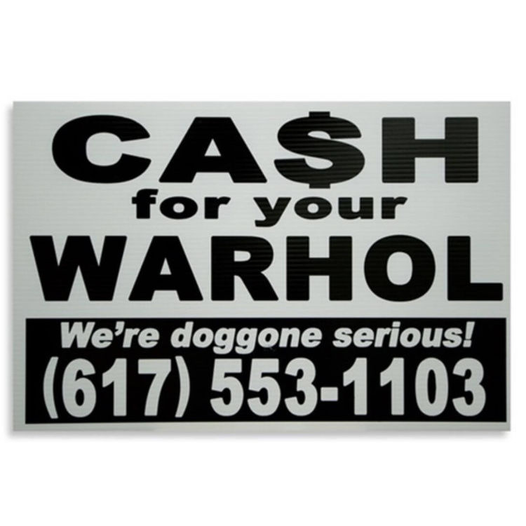 We're doggone serious! (Black & white) by Geoff Hargadon
