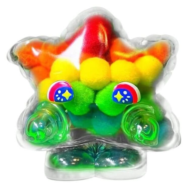 Weee Baby Clear with Puff Balls by Kiwi Cool Stuff