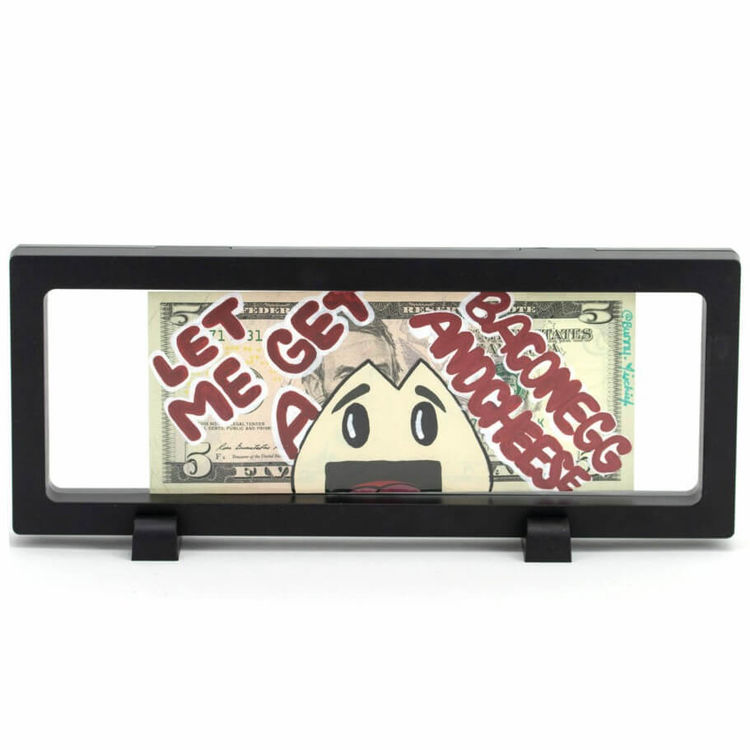 Where in the World is Onigiri Boi? Baconeggandcheese on USD $5 by Bunny Mischief