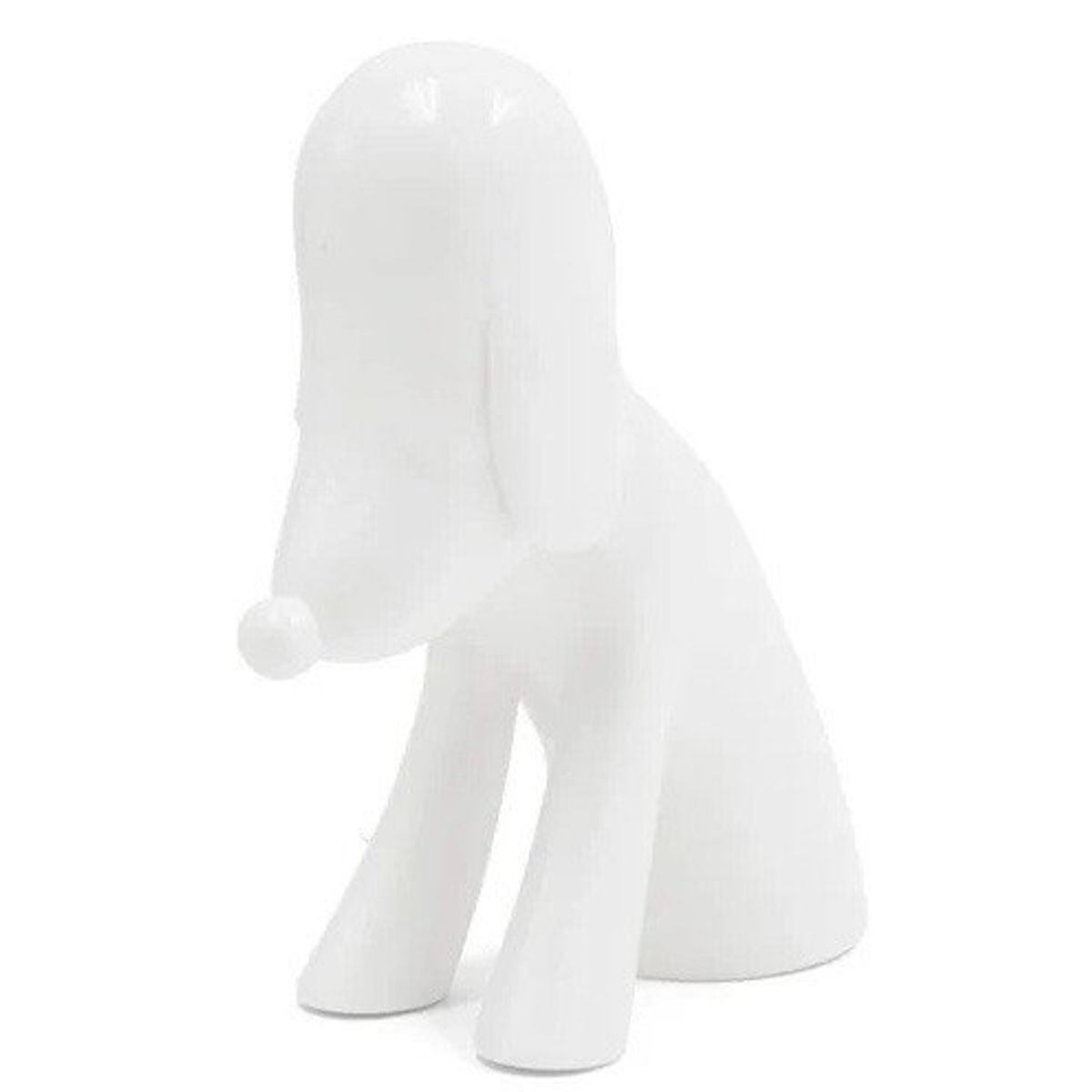 White Aomori Dog Savings Box