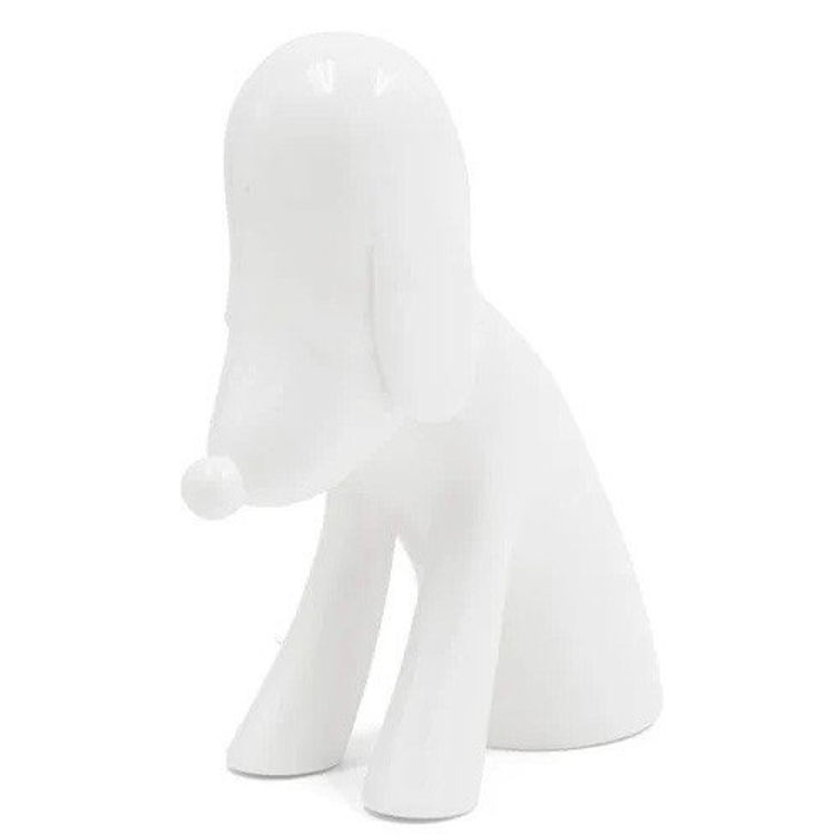 White Aomori Dog Savings Box by Yoshitomo Nara