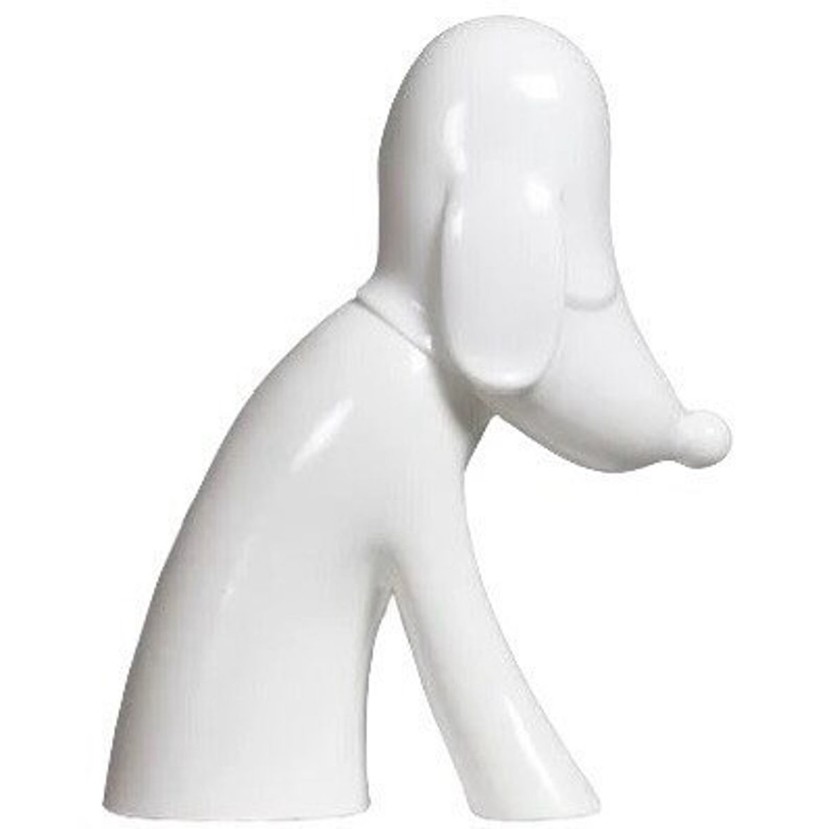 White Aomori Dog Savings Box