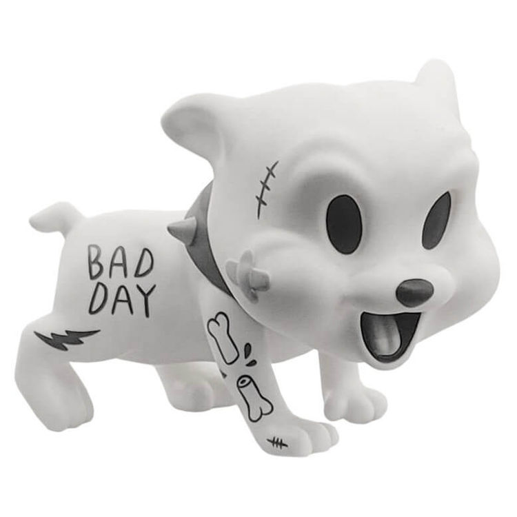 White Baby Creepy Dog by Coté Escrivá