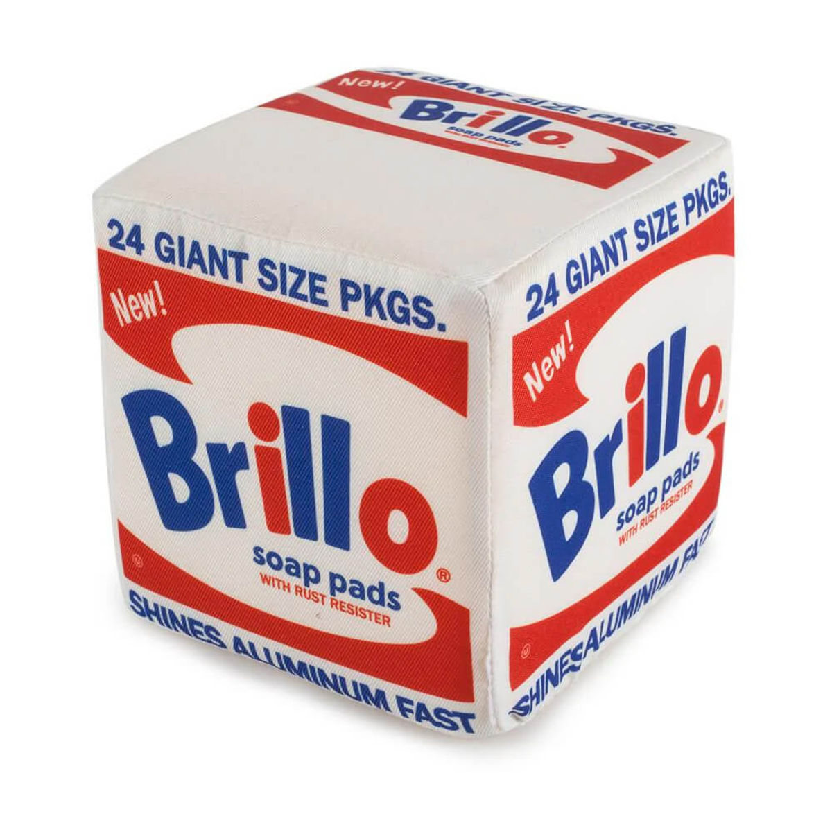 White Brillo Box Plush