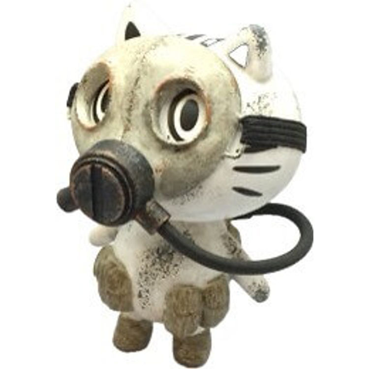 White Gas Mask Maman by Cherri Polly