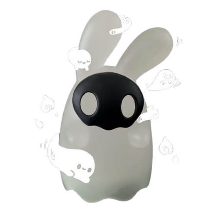 White Ghost Ngaew Ngaew (GITD) by Pang Ngaew