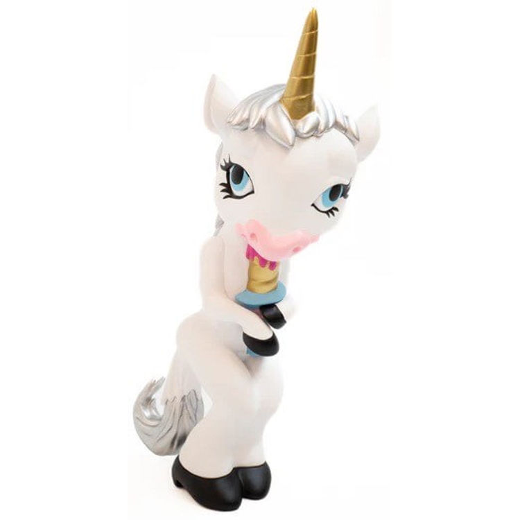White Lurlorn Unicorn by Ron English