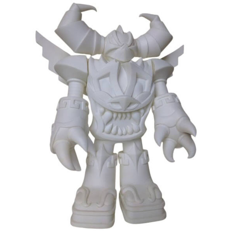 White Mecha Azteca by Jesse Hernandez