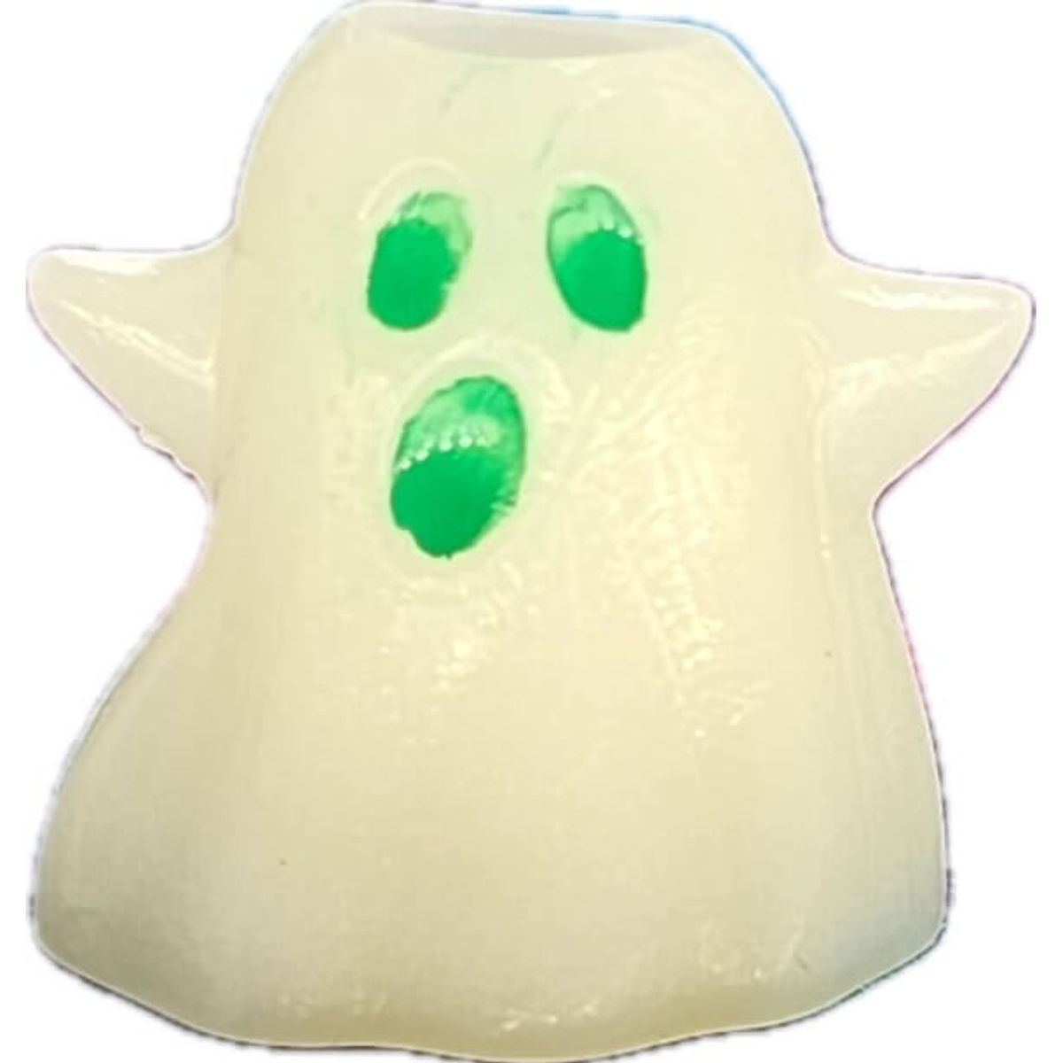 White & Green Boo Bead