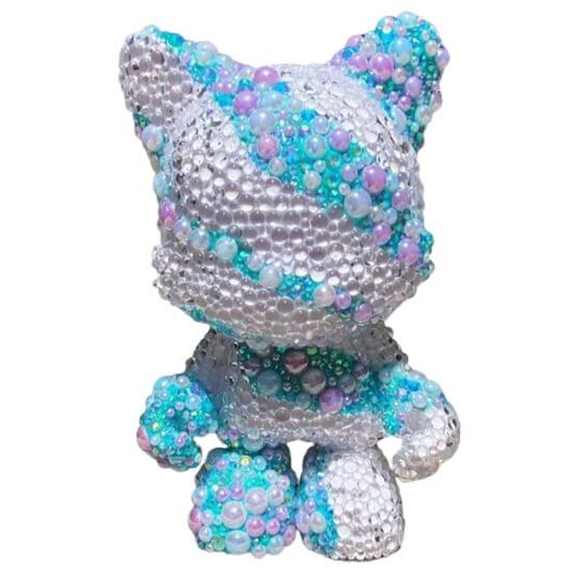 Blue/Purple/White beaded Janky