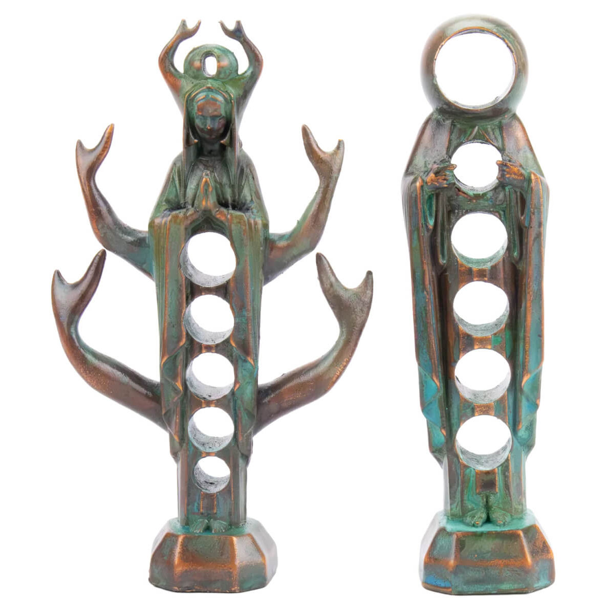 Whole Jesus and Mary Neo Copper Plated