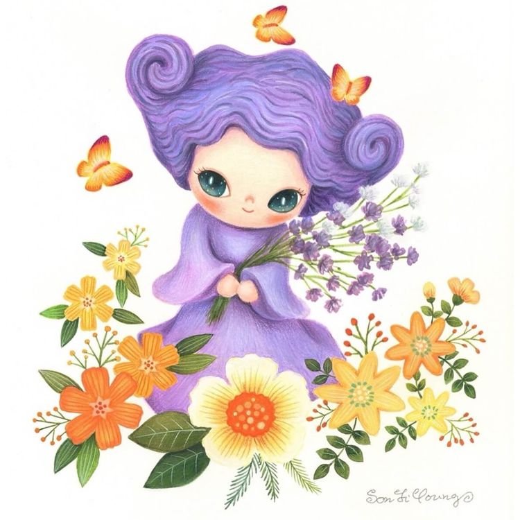 With Fragrant Flowers by Dressy Doll (Son Ji-Young)