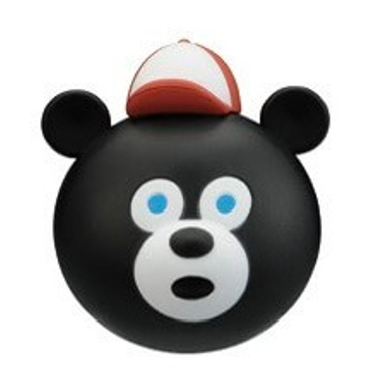 Wonder Bear Head Black by WDW (Wonderful Design Works)