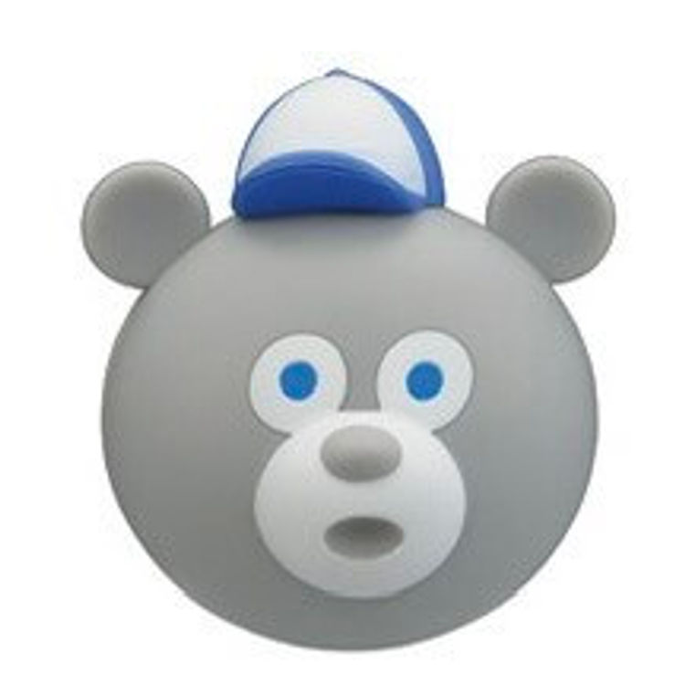 Wonder Bear Head Grey by WDW (Wonderful Design Works)