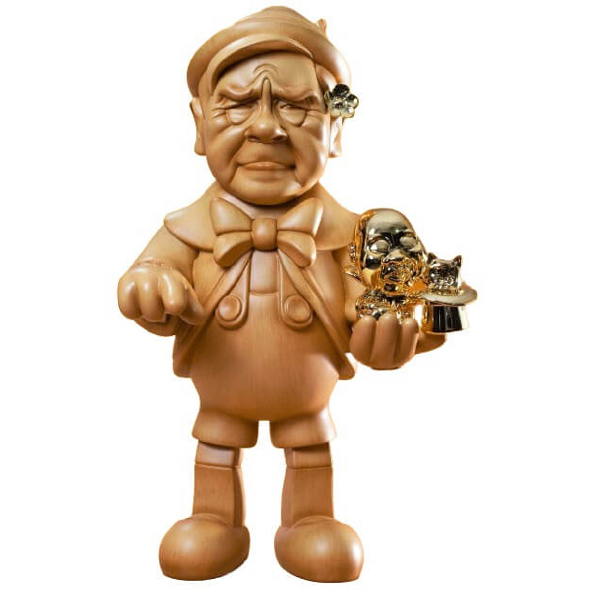 Wood Angry Wood Doll & Sleeping Cricket