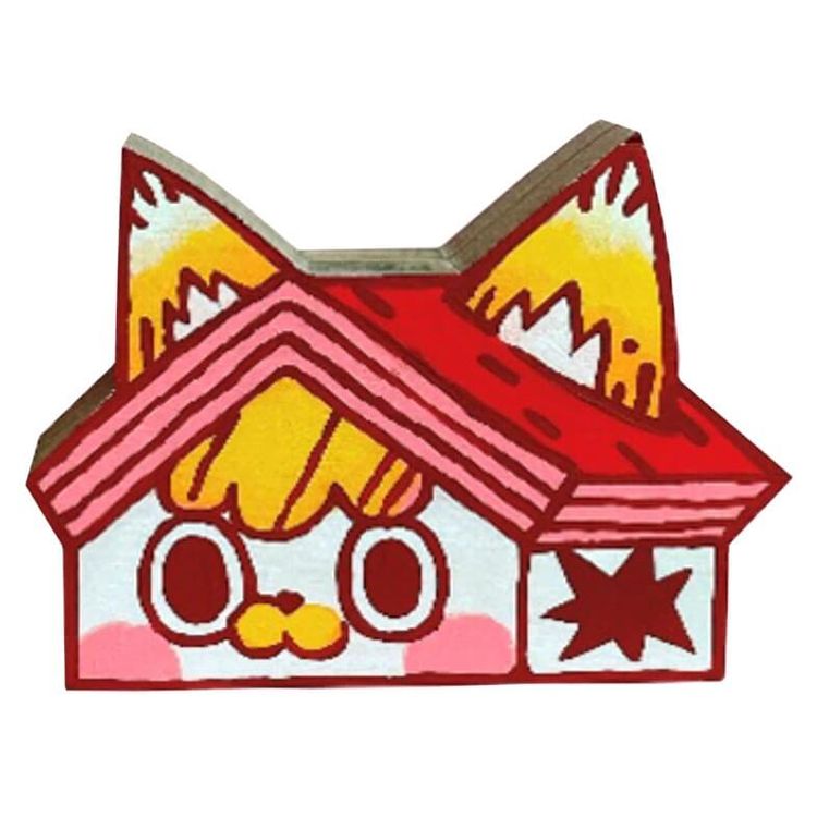 Wood Frame Sweet Home Cat  by Rato Kim