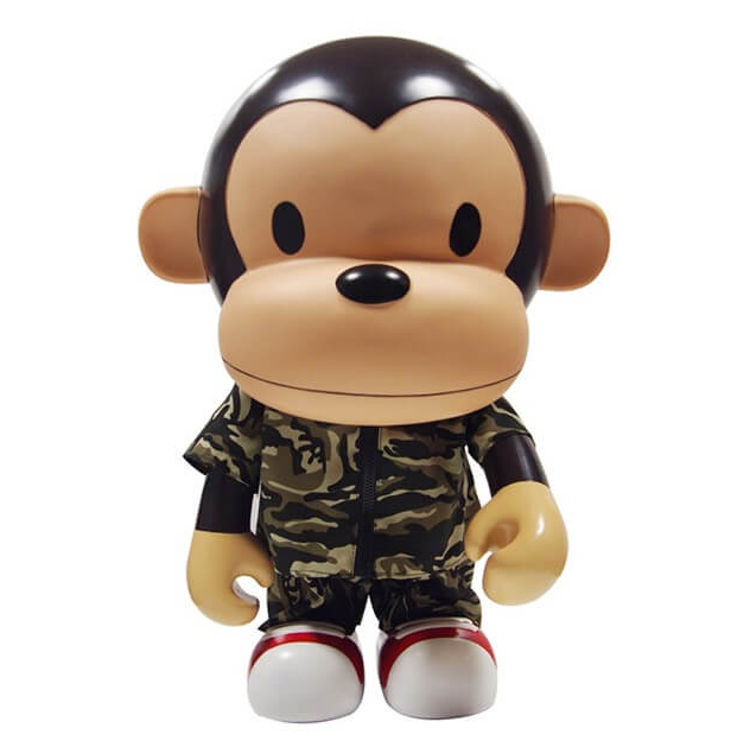 Wooden Baby Milo x Toyqube by BAPE (A Bathing Ape)