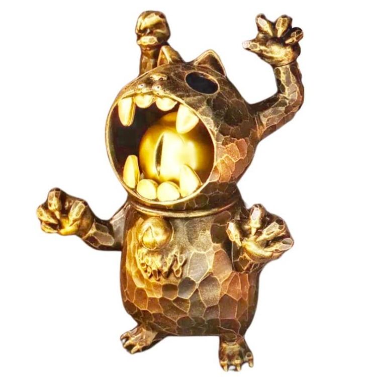 Wooden Black Gold UnderNeko by Little Good Thing