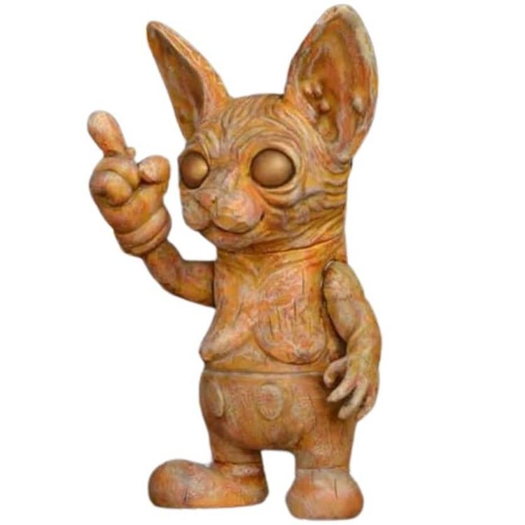 Wooden Hairless Cat by Painter-Net (Toshihiko Ito)