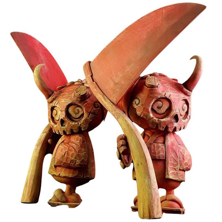 Wooden Shinigami by Little Good Thing